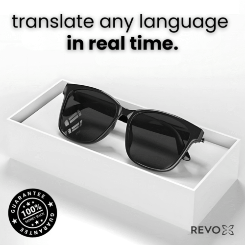 NovaLens™ AI powered translation glasses.