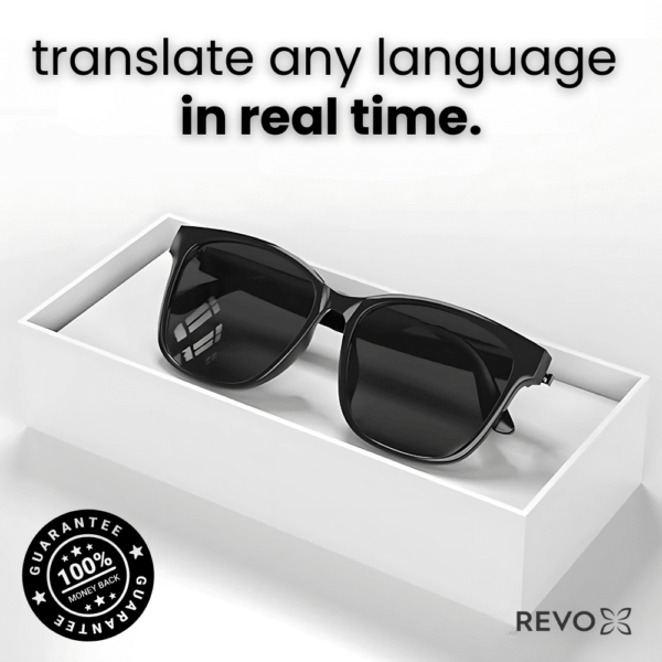 NovaLens™ AI powered translation glasses.