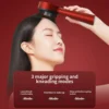 3 Modes Electric Vibration Massage Comb Red Light Therapy Hair Growth Massage Scalp Brush Oil Liquid Applicator Head Massager