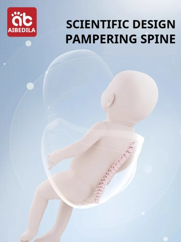 AIBEDILA Baby Sling Carrier Half Wrapped Sling Hip Carrier Child Carrier Wrap Multifunctional Newborn Carrier Ring Sling 1-3T