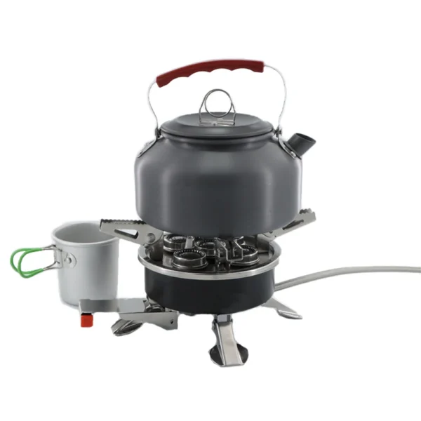 Camping Gas Stove 11800W Cookware Folding Stove 5 Burner Strong Fire Stove with Storage Bag Tourist Supplies For Hiking Barbecue