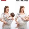 AIBEDILA Baby Sling Carrier Half Wrapped Sling Hip Carrier Child Carrier Wrap Multifunctional Newborn Carrier Ring Sling 1-3T