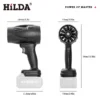 S6b0bad9628ca4794ab8bc2268b2c7930d.webp HILDA 1000W Handheld Fan Air Blower Brushless Stepless Speed Cleanner Dust Blower Electric Violent Air Gun for Makita Battery
