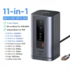 Baseus 12-in-1 USB C HUB to HDMI 4K@60Hz Dual Display USB 3.2 Adapter with RJ45 SD TF PD 100W Docking Station for Window Mac Hub