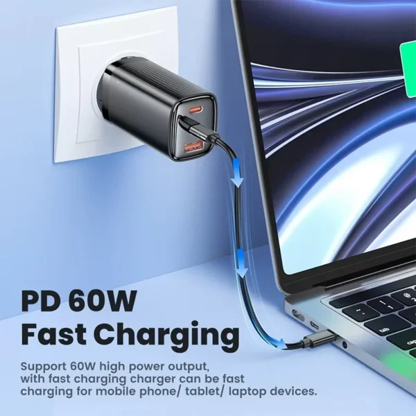 PD60W USB C To Type C Cable For iPhone 15 Pro Max 5 in 1 Cable Charging Case Set USB Adapter Cable For Samsung S23 Xiaomi