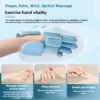 Wireless Electric Hand Massager Air Compression Hot Compress Palm Acupoint Massager Finger Arthritis Numbness Muscle Relaxation