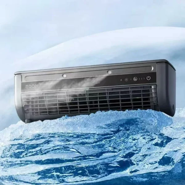 Mini Desktop Home Kitchen Bathroom Electric Spray Fan Portable Water Air Cooling Fan Rechargeable Wall Mounted Fan