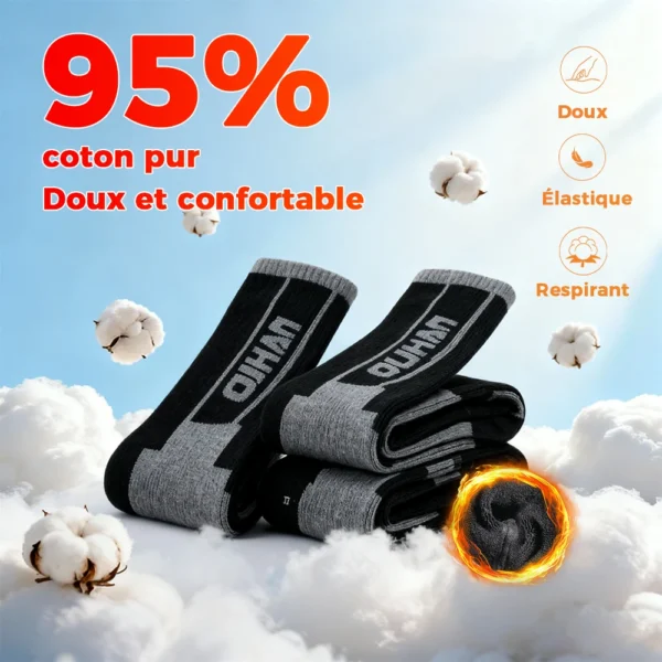 Heated Socks Remote Control Motorcycle Electric Heating Socks Rechargeable Battery Winter Thermal Thick Stockings Men Women