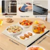 Electric Warming Tray Foldable Food Warmer Fast Heating Portable Dining Table Warmer Food Warmer Mat with Full Surface Heating