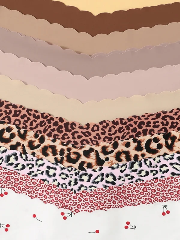 10-Pack Seamless Wavy-Edge Women’s Panties – Ultra Soft, Breathable, No-Show Triangle Briefs