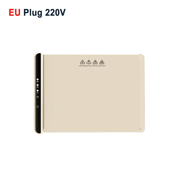 Electric Warming Tray Foldable Food Warmer Fast Heating Portable Dining Table Warmer Food Warmer Mat with Full Surface Heating