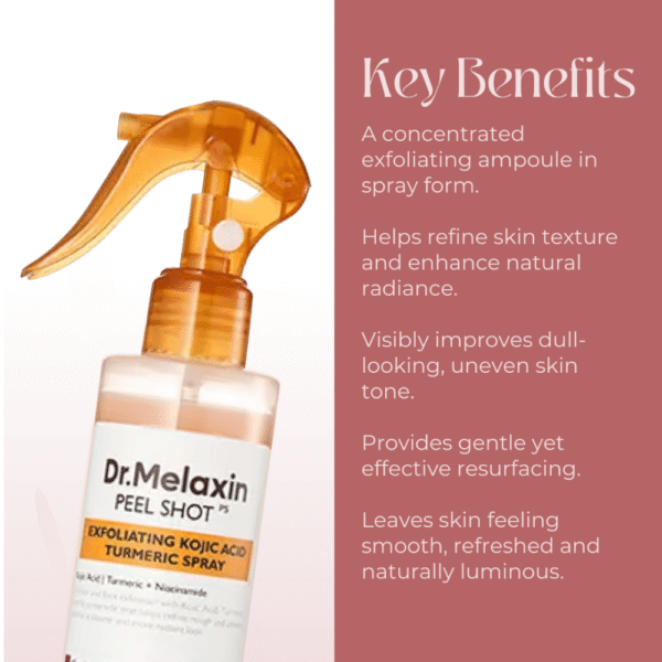 Body Peel Spray - Kojic + Turmeric