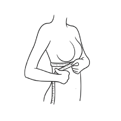 Measure the under bust